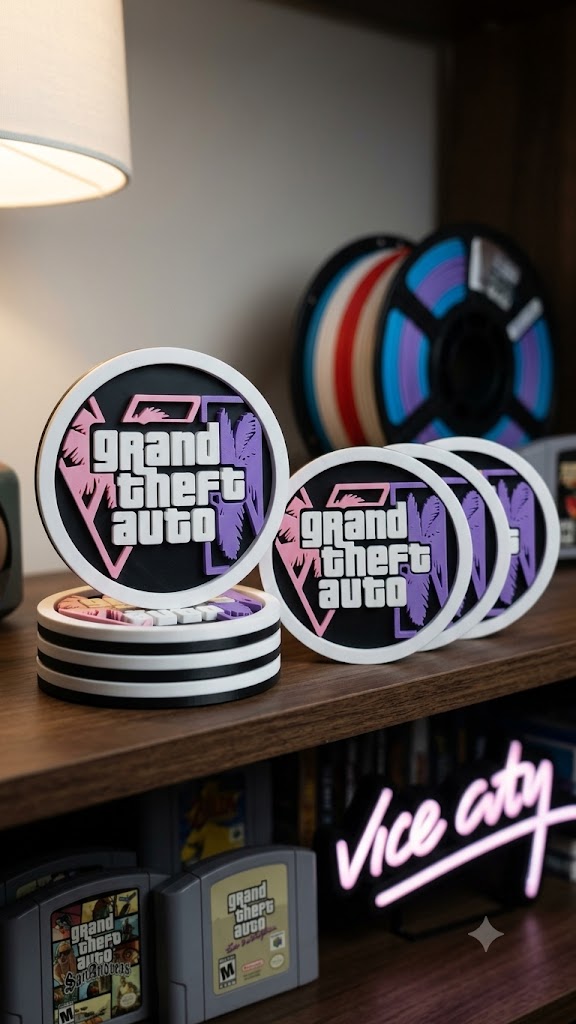 Posa Vasos Grand Theft Auto; Vice City