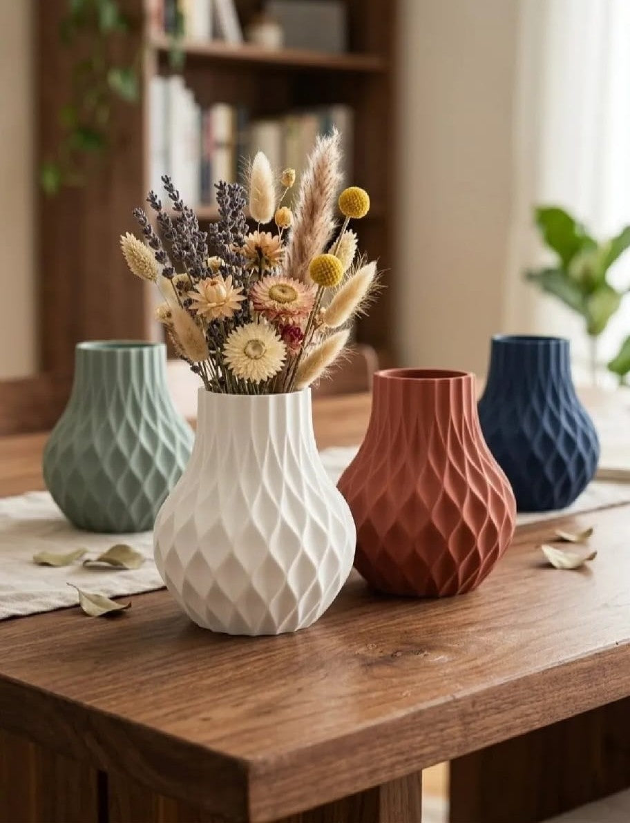 Floreros con color personalizable